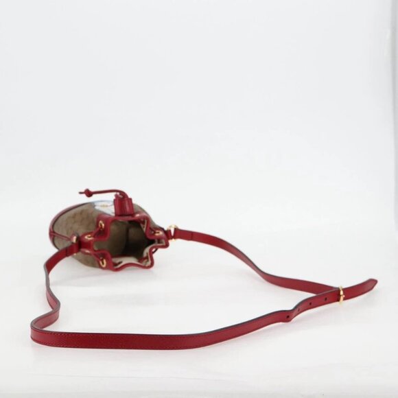 GUCCI Micro GG Supreme Doraemon Collaboration Bag PVC Beige Auth - Picture 9 of 16